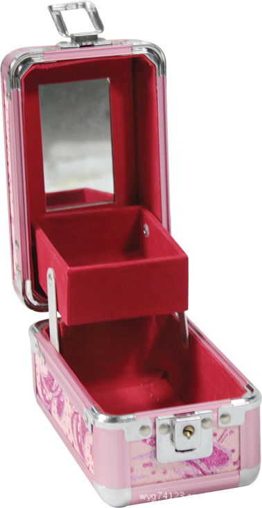 箱包厂家生产定制铝化妆箱 粉盒 首饰盒 收纳盒 cosmetic case