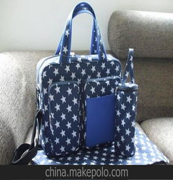 深圳龙岗箱包厂家生产出口日本高品质精美耐用的妈咪包 妈咪袋